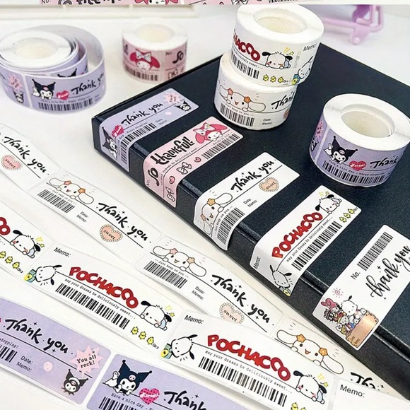 Kuromi Thank You Stickers - Picture 2 of 2